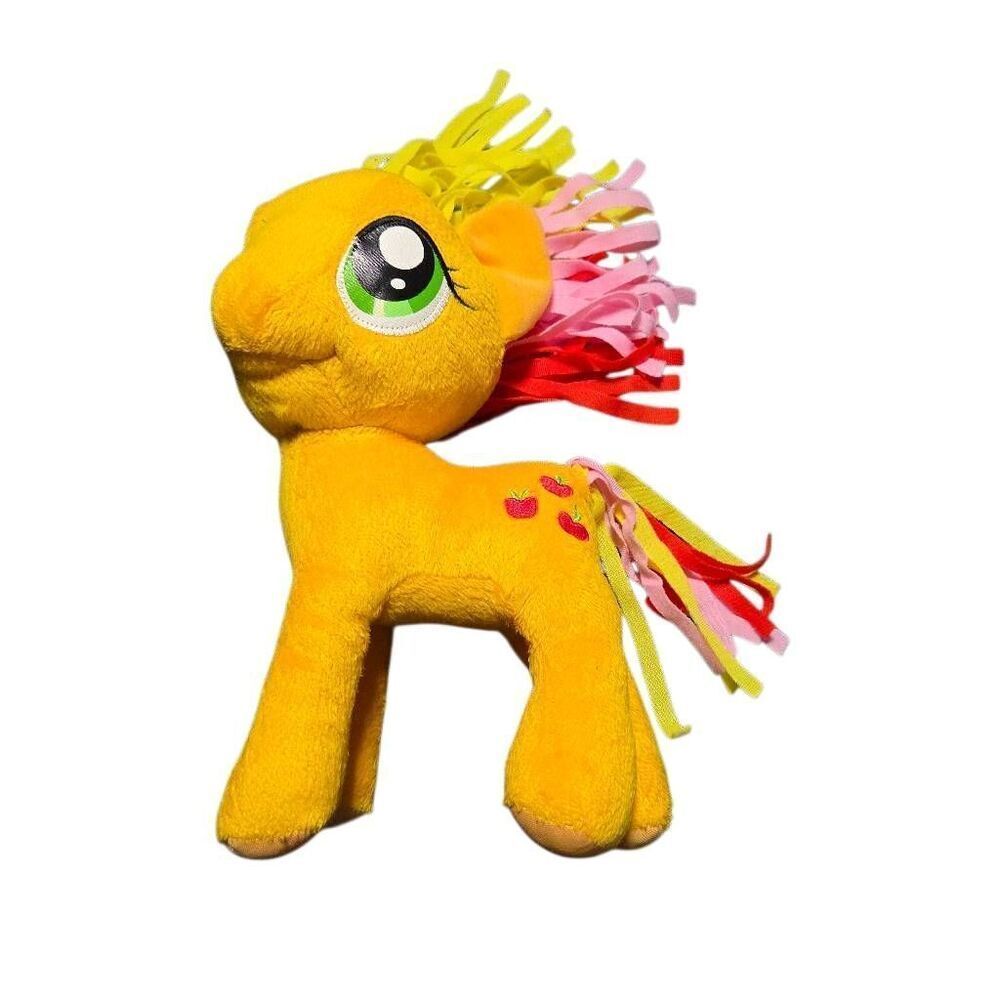 My Little Pony AppleJack Plush Pony With Yellow Apples 12" by Hasbro
